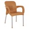 Καρέκλα Κήπου Art Maison Langon_A2 - Brown (60x50x80xcm)