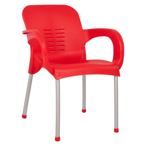 Καρέκλα Κήπου Art Maison Langon_A2 - Red (60x50x80xcm)