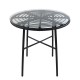 Τραπέζι Κήπου Art Maison Chateauroux - Black Glass (70x70x74cm)