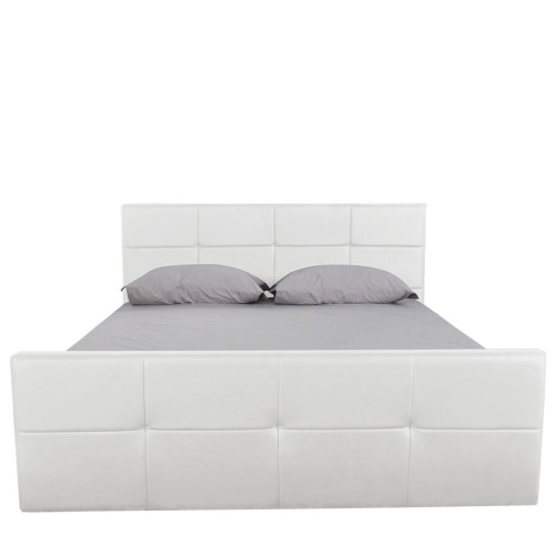Κρεβάτι Art Maison Sarzeau - White PU (Για Στρώμα 160x200cm)