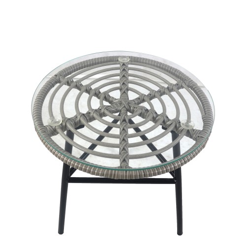 Τραπέζι Κήπου Art Maison Chatelaillon - Gray Glass (45x45x46cm)