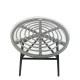 Τραπέζι Κήπου Art Maison Chatelaillon - Gray Glass (45x45x46cm)