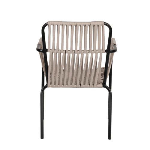 Πολυθρόνα Κήπου Art Maison Crest - Gray Black (57x67x84cm)