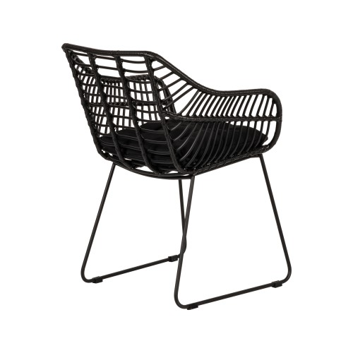 Πολυθρόνα Κήπου Art Maison Crozon - Black (56x57x81cm)