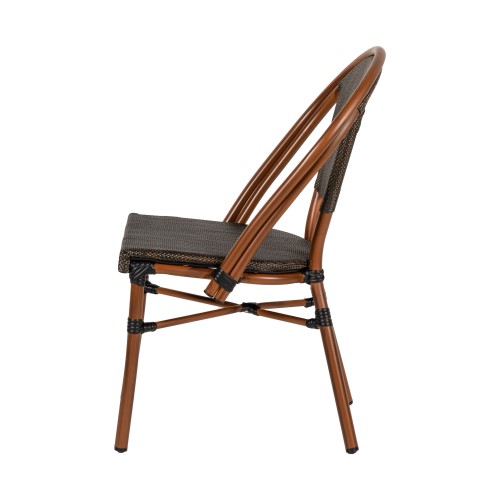 Καρέκλα Κήπου Art Maison Landerneau - Brown Walnut (50x56x86cm)