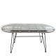 Τραπέζι Κήπου Art Maison Chatelaillon - Gray Glass (100x45x46cm)