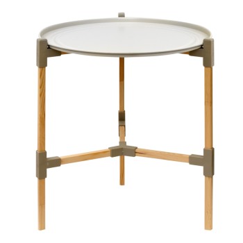 ΤΡΑΠΕΖΑΚΙ ΒΟΗΘΗΤΙΚΟ ART MAISON HAWTHORNE - NATURAL BEIGE (Φ46x53εκ.)