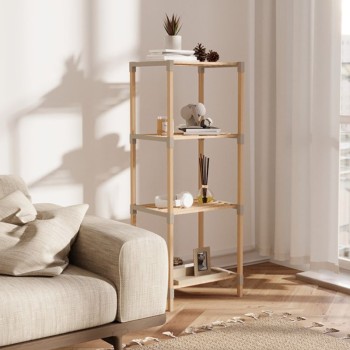 ΡΑΦΙΕΡΑ ΔΑΠΕΔΟΥ ART MAISON FREEDOM - NATURAL BEIGE (38x30x116εκ.)