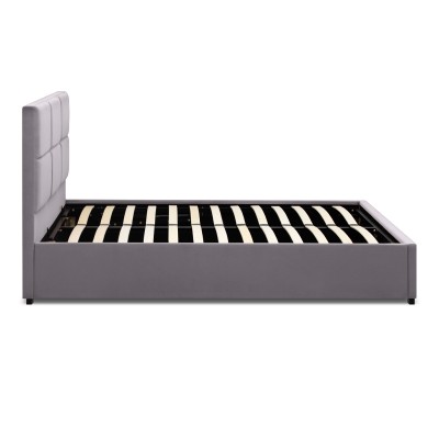 Κρεβάτι με αποθηκευτικό χώρο Art Maison Mansa - Grey (Για στρώμα 160x200εκ.)