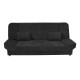 Kαναπές Κρεβάτι Art Maison Σκόπελος - Black (200x90x95εκ.)