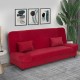 Kαναπές Κρεβάτι Art Maison Σκόπελος - Red (200x90x95εκ.)