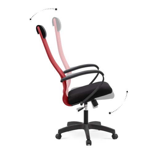 Καρέκλα γραφείου Art Maison ΜΕΡΣΙΝΙ - Red Black