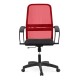 Καρέκλα γραφείου Art Maison Εθιά - Black Red (66,5x70x102/112εκ.)