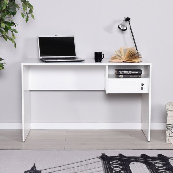 Γραφείο Art Maison ΙΚΑΡΗΣ - White (120x60x75εκ.)