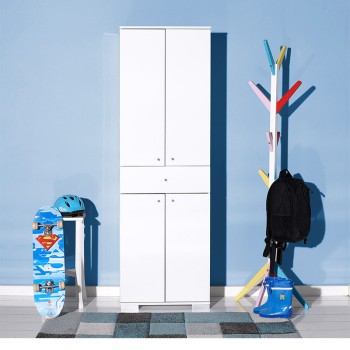Ντουλάπα ρούχων Art Maison ΚΑΡΥΑ - White (60x38x187εκ.)