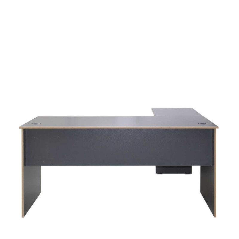 Γραφείο διευθυντικό γωνιακό αναστρέψιμο Art Maison Ναυτίλος - Charcoal (160x144x75εκ.)