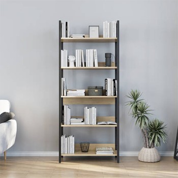 Βιβλιοθήκη Art Maison Natu χρώμα florida oak 73x35x172εκ.