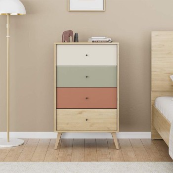 Συρταριέρα Art Maison Asla χρώμα florida oak 60x44x100εκ.