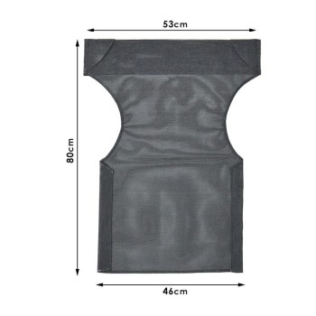 Διάτρητο πανί για πολυθρόνα σκηνοθέτη Art Maison Μεσανά - Black (46x80εκ.)