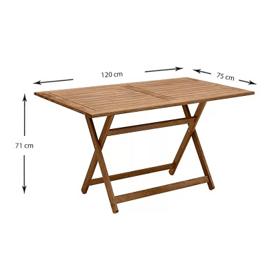 Τραπέζι πτυσσόμενο Art Maison Ζάκυνθος - Walnut (120x75x71εκ.) Τραπέζι πτυσσόμενο Art Maison Ζάκυνθος - Walnut (120x75x71εκ.)