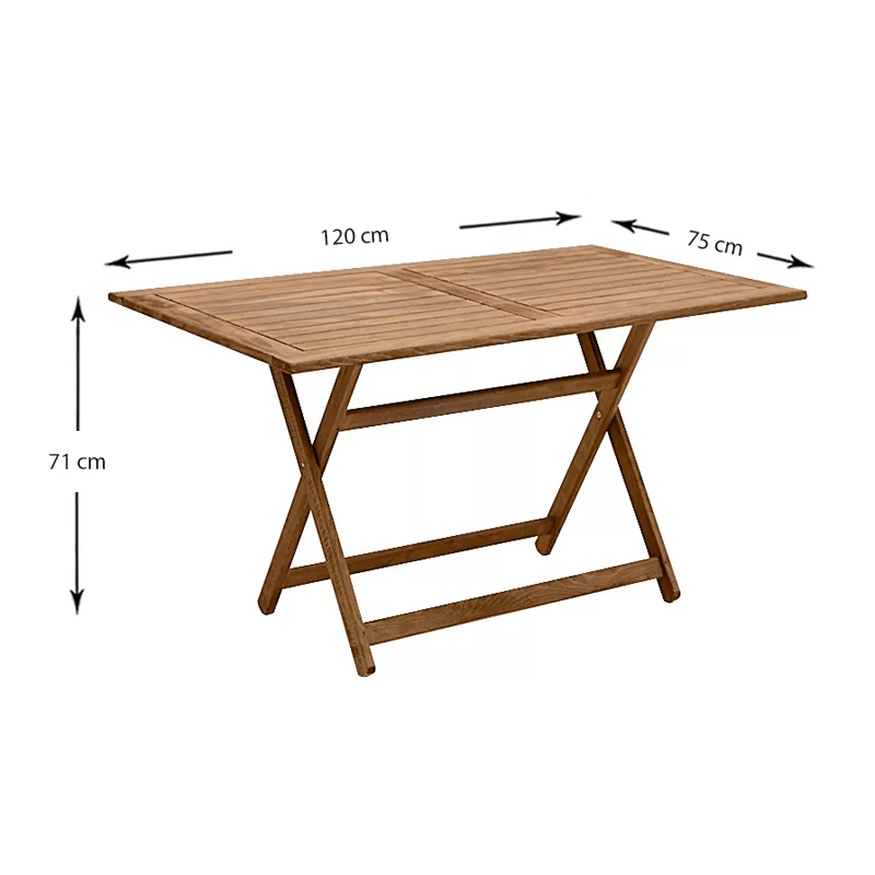 Τραπέζι πτυσσόμενο Art Maison Ζάκυνθος - Walnut (120x75x71εκ.) Τραπέζι πτυσσόμενο Art Maison Ζάκυνθος - Walnut (120x75x71εκ.)