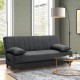 Kαναπές Κρεβάτι Art Maison ΧΙΟΣ - Black (190x84x90εκ.)