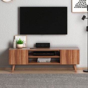 Έπιπλο τηλεόρασης Art Maison Φολέγανδρος - Walnut (120x30x40εκ.)