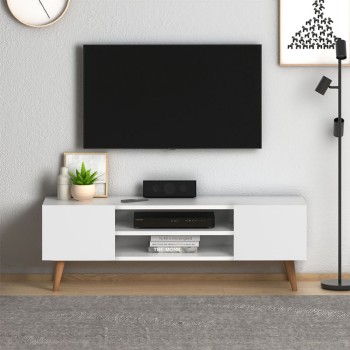 Έπιπλο τηλεόρασης Art Maison Φολέγανδρος - White (120x30x40εκ.)