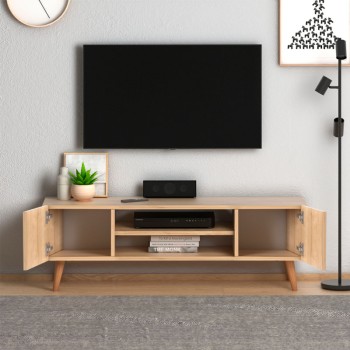 Έπιπλο τηλεόρασης Art Maison Φολέγανδρος - Natural (120x30x40εκ.)