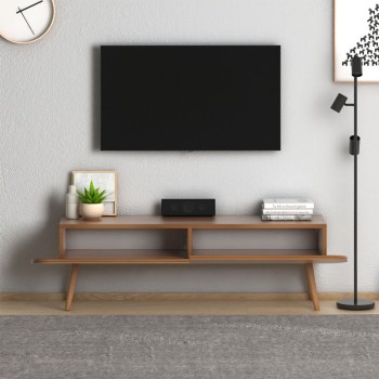 Έπιπλο τηλεόρασης Art Maison Ερμούπολη - Walnut (120x30x40εκ.)