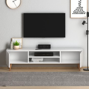 Έπιπλο τηλεόρασης Art Maison Κάσος - White (150x32x46εκ.)