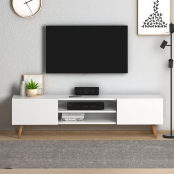 Έπιπλο τηλεόρασης Art Maison Κάσος - White (150x32x46εκ.)