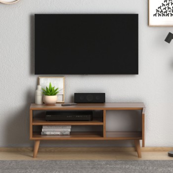 Έπιπλο τηλεόρασης Art Maison Ανάφη - Walnut (90x32x42εκ.)