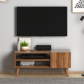 Έπιπλο τηλεόρασης Art Maison Ανάφη - Walnut (90x32x42εκ.)