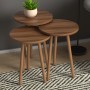 Βοηθητικά τραπεζάκια Art Maison Κέρος - Walnut
