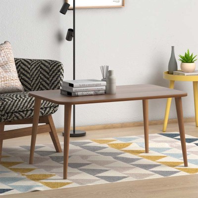 Τραπεζάκι Σαλονιού Art Maison Τήνος - Walnut (90x55x41εκ.)