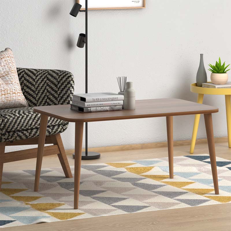 Τραπεζάκι Σαλονιού Art Maison Τήνος - Walnut (90x55x41εκ.)