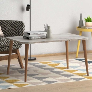 Τραπεζάκι Σαλονιού Art Maison Τήνος - Beige (90x55x41εκ.)