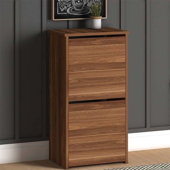 Παπουτσοθήκη Art Maison ΑΡΝΙΘΑ - Walnut (48x31x92εκ.) 