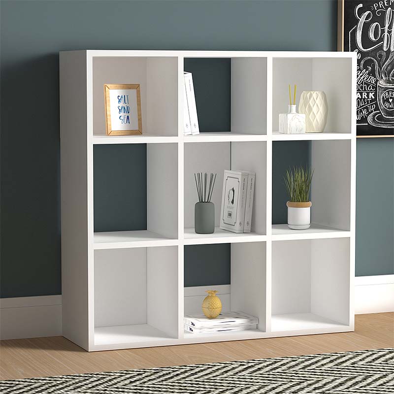 Βιβλιοθήκη Art Maison Ρόδος - White (90x30x90εκ.)