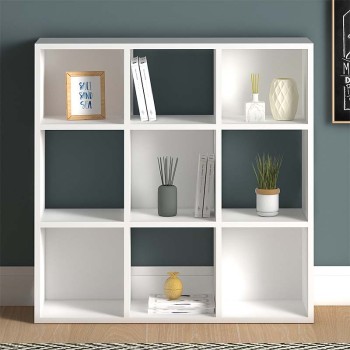 Βιβλιοθήκη Art Maison Ρόδος - White (90x30x90εκ.) 