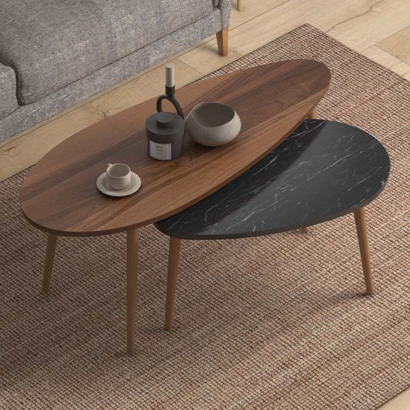 Βοηθητικά τραπεζάκια Art Maison Παξοί - Black Walnut 116x46x46εκ. Βοηθητικά τραπεζάκια Art Maison Παξοί - Black Walnut 116x46x46εκ.