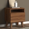 Κομοδίνο Art Maison ΣΠΕΤΣΕΣ - Walnut (40x30x47,6εκ.)