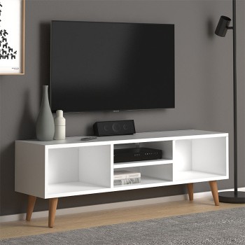 Έπιπλο τηλεόρασης Art Maison Λειψοί - White (120x30x40εκ.)