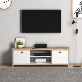 Έπιπλο τηλεόρασης Art Maison ΡΟΔΟΣ - White (120x30x40εκ.)