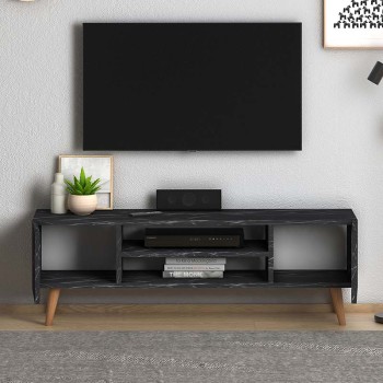Έπιπλο τηλεόρασης Art Maison Φολέγανδρος - Black (120x30x40εκ.)