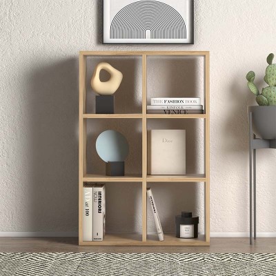 Βιβλιοθήκη Art Maison Nincada από μελαμίνη χρώμα oak 73,5x34x109εκ. Βιβλιοθήκη Art Maison Nincada από μελαμίνη χρώμα oak 73,5x34x109εκ.