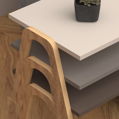 Τραπεζάκια βοηθητικά σετ 3 τμχ Art Maison Haruna χρώμα καφέ - cappuccino - κρεμ 52x32x40εκ. Τραπεζάκια βοηθητικά σετ 3 τμχ Art Maison Haruna χρώμα καφέ - cappuccino - κρεμ 52x32x40εκ.