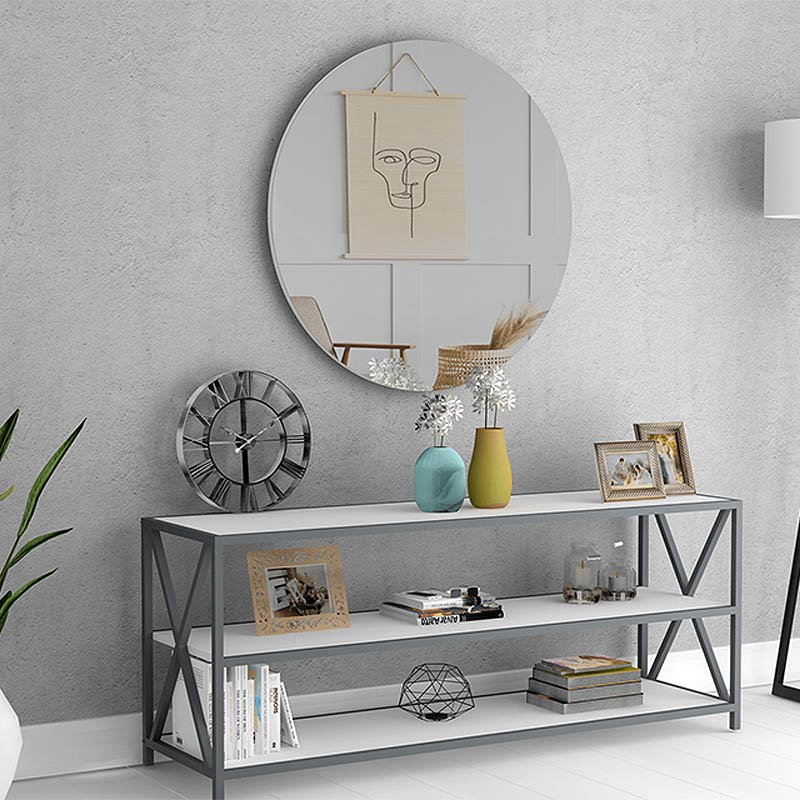 Καθρέφτης τοίχου Art Maison Έμπωνας - White (60x60x2,2εκ.) Καθρέφτης τοίχου Art Maison Έμπωνας - White (60x60x2,2εκ.)