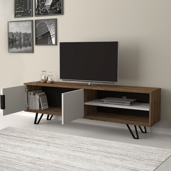 Έπιπλο τηλεόρασης Art Maison Αστυπάλαια - Walnut (160x35x49εκ.)